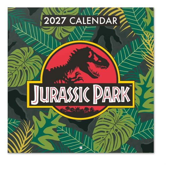 Jurassic Park 2027 Wall Calendar 30 x 30 cm