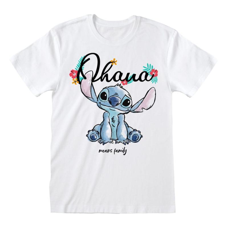 Lilo & Stitch T-Shirt Ohana Means Family White