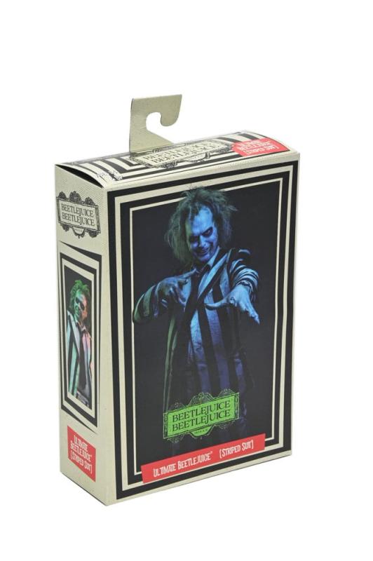 Beetlejuice Beetlejuice Action Figure 7 Scale Ultimate Striped Suit Beetlejuice 18 cm 3