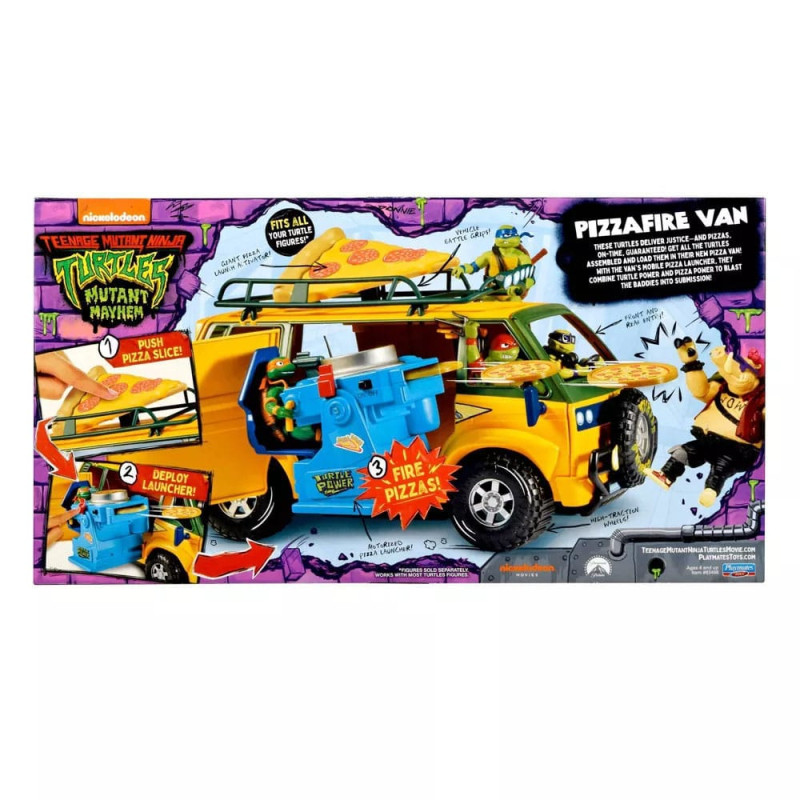 Teenage Mutant Ninja Turtles: Mutant Mayhem Vehicle Pizzafire Van 20 cm 2