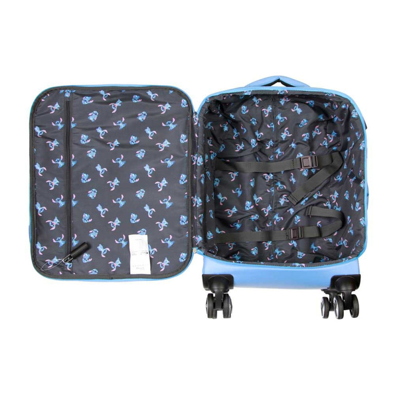 Lilo & Stitch 4-Wheel Cabin Suitcase Stitch Face Blue 55 cm 2