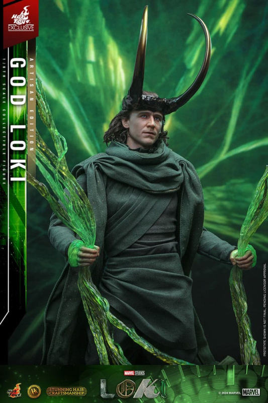 Loki DX Action Figure 1/6 God Loki Artisan Edition Hot Toys Exclusive 31 cm 6