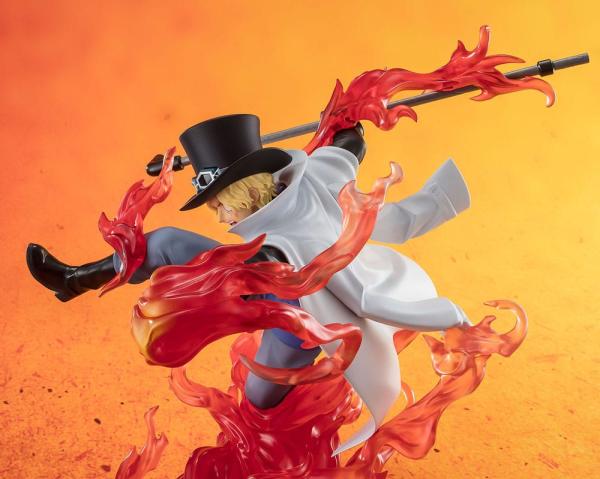 One Piece Figuarts ZERO Extra Battle PVC Statue Sabo Fire Fist Rook Check 19 cm 4