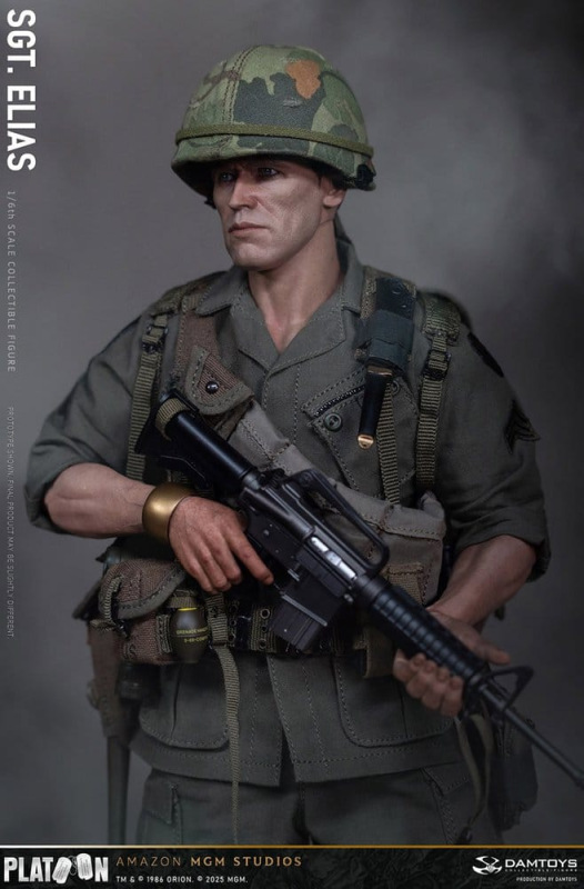 Platoon Action Figure 1/6 Sergeant Elias 30 cm 5