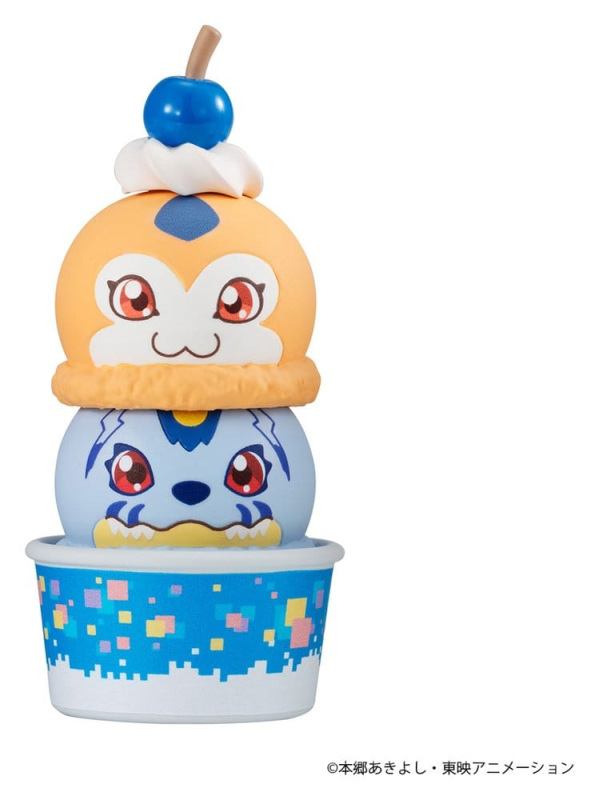 Digimon Adventure Tsumichen Stack up & Change Minifigures 8 cm Blind Box Display (8) (Repeat) 2