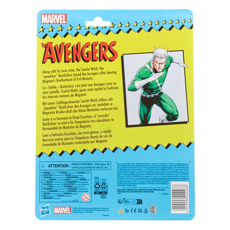 The Avengers Marvel Legends Retro Action Figure Quicksilver 15 cm 8