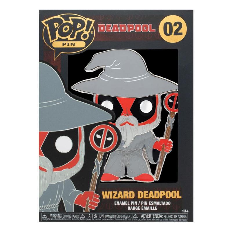 Deadpool: Friends - Wizard Deadpool 10 cm POP! Enamel Pin - Funko