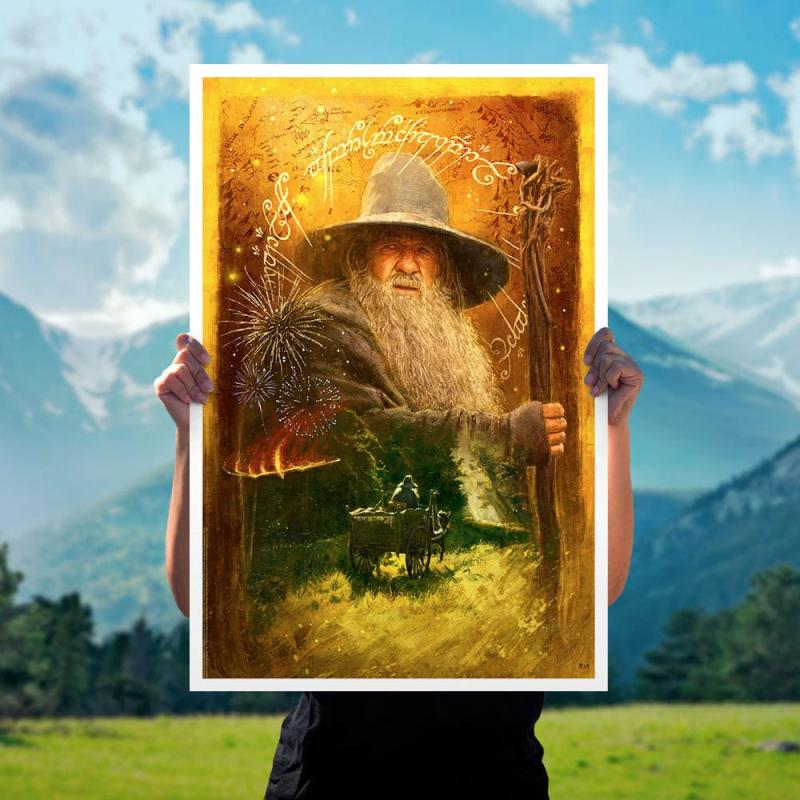 Lord of the Rings: Gandalf Arrives 41 x 61 cm Art Print - Sideshow
