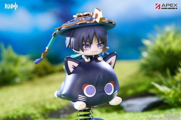 Genshin Impact Chibi Chara Yurayura Stand PVC Figure Wanderer 11 cm 5