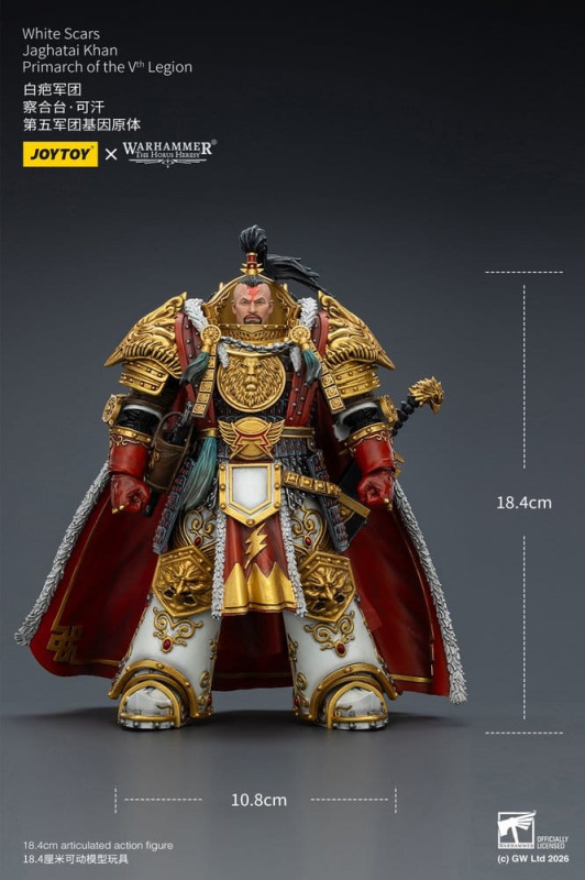 Warhammer The Horus Heresy Action Figure White Scars Jaghatai Khan Primarch of the Vth Legion 19 cm 9