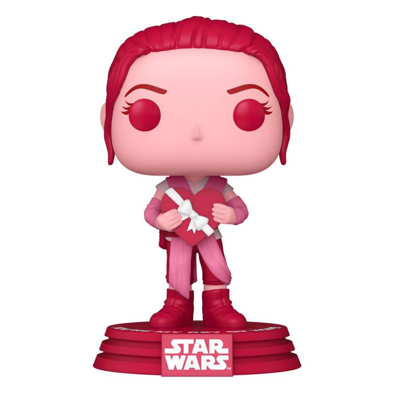 Star Wars Valentines: Rey 9 cm POP! Star Wars Vinyl Figure - Funko