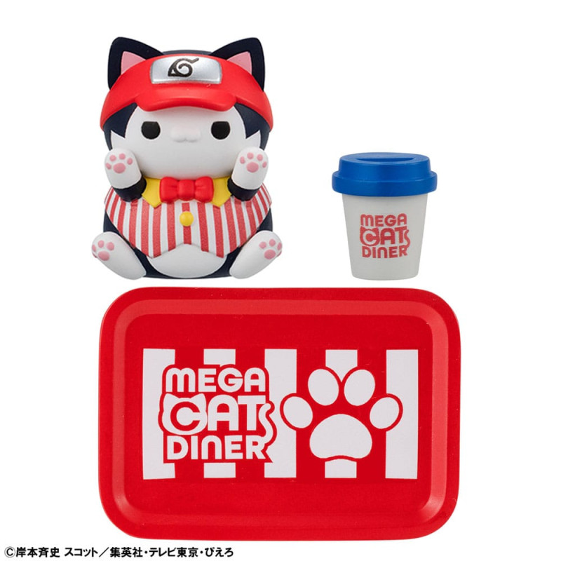 Naruto Shippuden Mega Cat Project Nyaruto! Trading Figures Mega Cat Diner 3 cm Assortment (6) 2