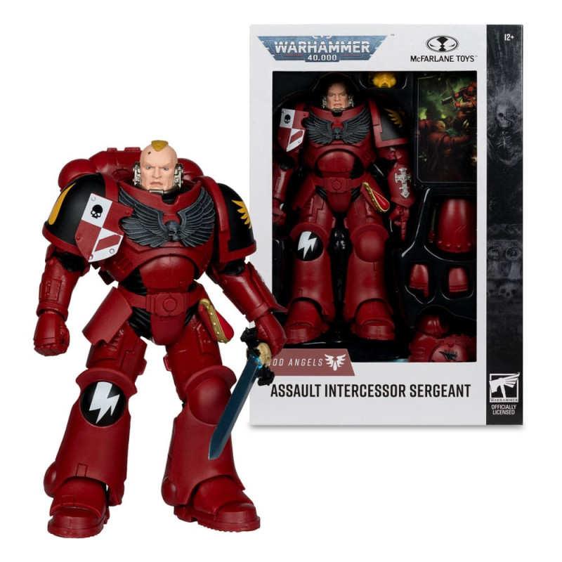 Warhammer 40,000 Action Figure Assault Intercessor Sergeant (Blood Angel) 18 cm 3
