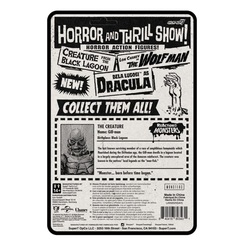 Universal Monsters ReAction+ Action Figure Wave 1 Creature from the Black Lagoon 10 cm 2
