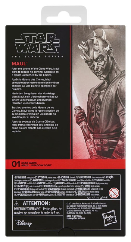Star Wars: Maul - Shadow Lord Black Series Action Figure Maul 15 cm 6