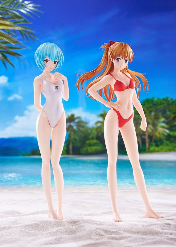 Rebuild of Evangelion Pop Up Parade Beach Queens Asuka Shikinami Langley (Bikini Style) L Size 23 cm 5