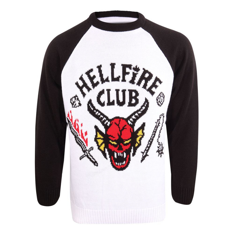 Stranger Things Sweatshirt Christmas Jumper Hellfire Club Size XXL