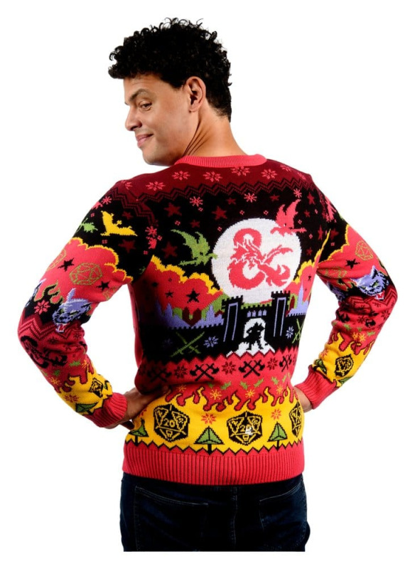 Dungeons & Dragons Christmas Sweater Size S 3
