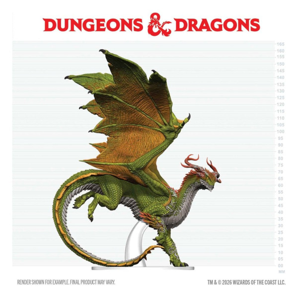 Dungeons & Dragons Icons of the Realms prepainted Miniatures Adult Spirit Dragon 24 cm 3