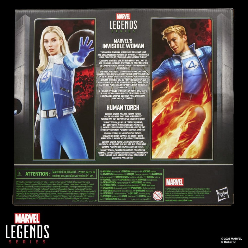 Avengers: Doomsday Marvel Legends Action Figure 2-Pack Marvel's Invisible Woman & Human Torch 15 cm 2