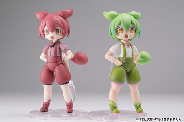 Tohoku Zunko Plastic Model Kit 1/12 Plafia Ankomon Mini Figure Set 10 cm