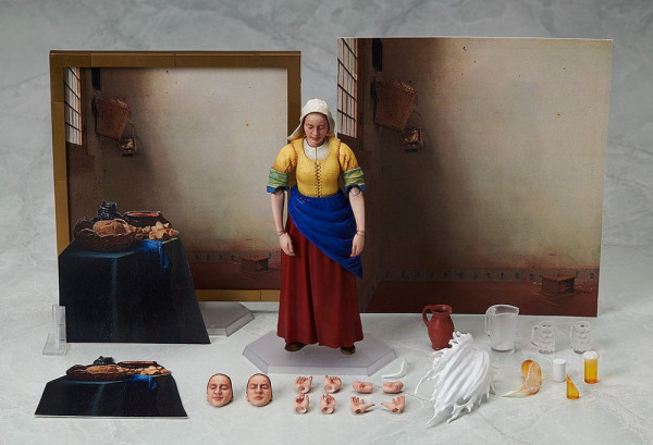 The Table Museum Figma Action Figure The Milkmaid by Vermeer 14 cm 10