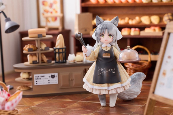 Decorated Life Collection PVC Statue Tea Time Cats - Cat Town Bakery Staff & Customer Set 12 cm 2