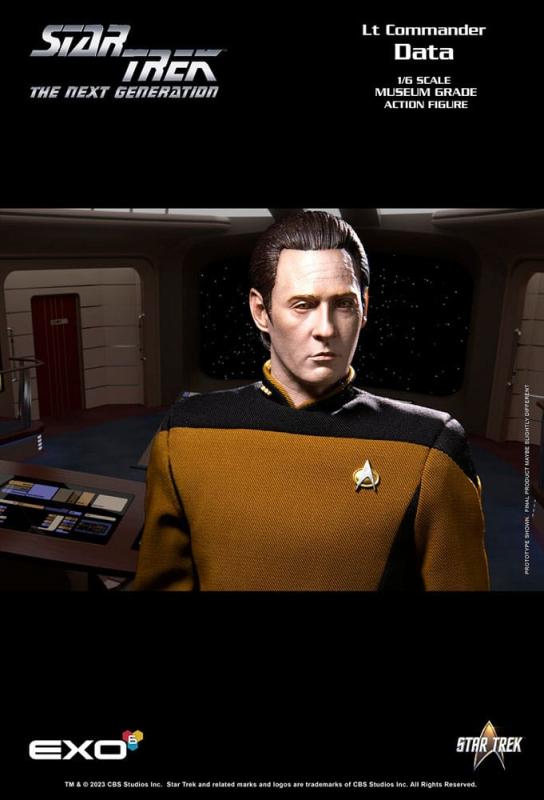 Star Trek The Next Generation: Lt. Commander Data (Standard) 1/6 Action Figure - Exo-6