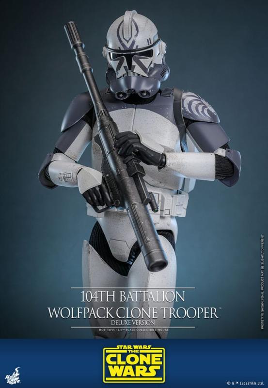 Star Wars The Clone Wars Action Figure 1/6 104th Battalion Wolfpack Clone Trooper Deluxe Version 30 2