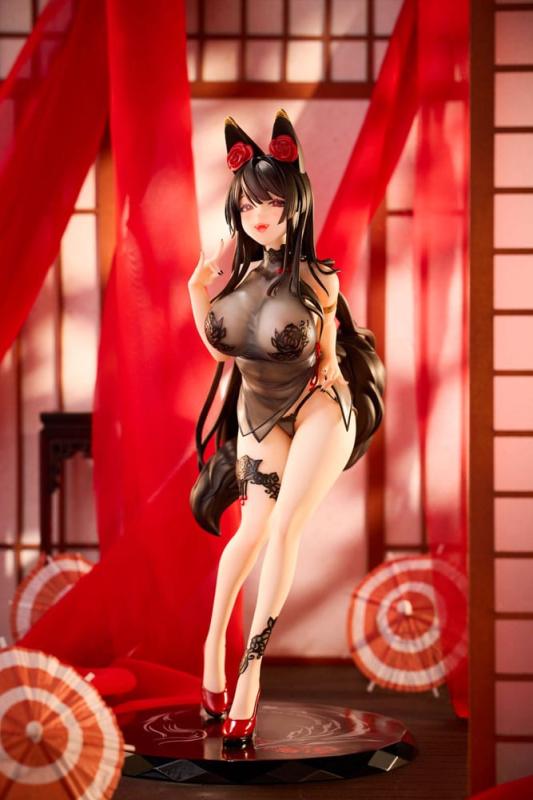 Original Character PVC Statue 1/6 Rose Fox Girl Blooming in Midwinter Illustrated by TACCO 28 cm