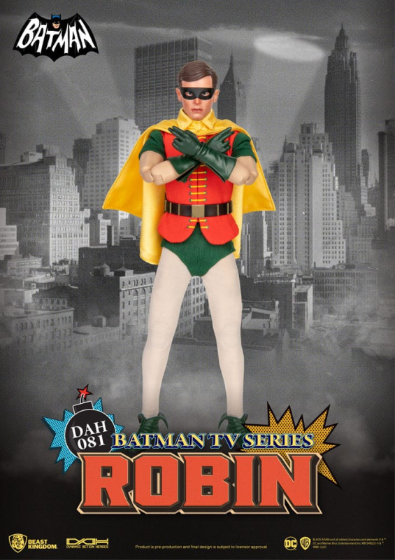 DC Comics Dynamic 8ction Heroes Action Figure 1/9 Batman TV Series Robin 24 cm 7