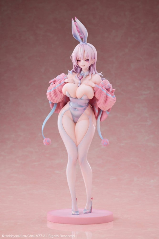 Original Character PVC Statue 1/6 Knit Bunny Girl illustration by CheLA77 Deluxe Edition 30 cm 1