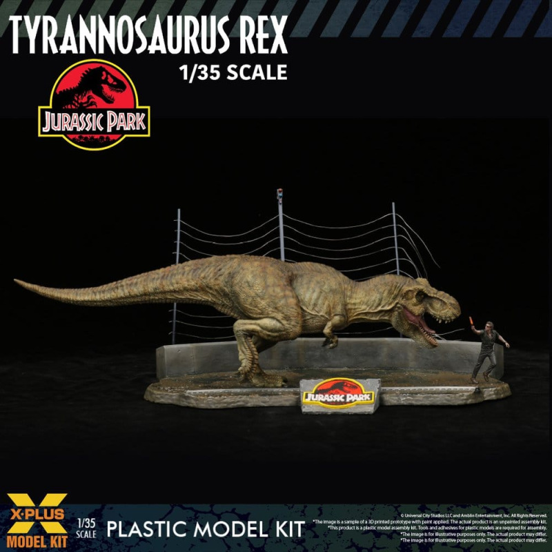 Jurassic Park Plastic Model Kit 1/35 Tyrannosaurus Rex 42 cm 7