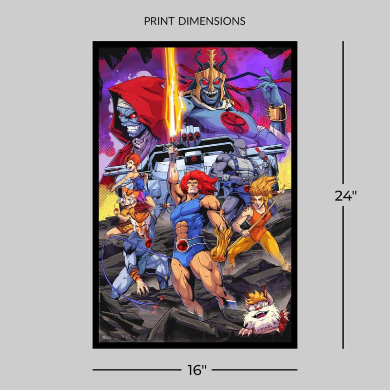 ThunderCats Fine Art Print ThunderCats Roar! 41 x 61 cm - unframed 5