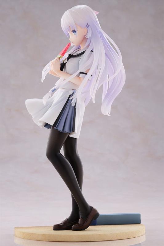 Summer Pockets REFLECTION BLUE PVC Statue 1/7 Shiroha Naruse 24 cm 6