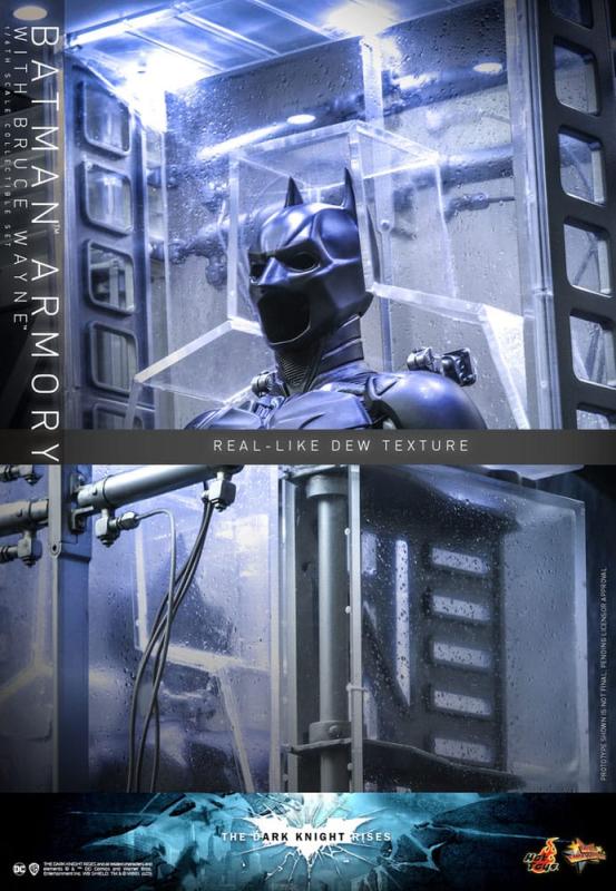 The Dark Knight Rises: Batman Armory w/Bruce Wayne 1/6 Action Figures & Diorama - Hot Toys