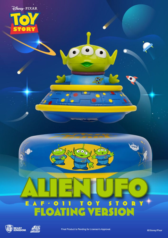 Toy Story Egg Attack Floating Model Alien UFO 6 cm 3