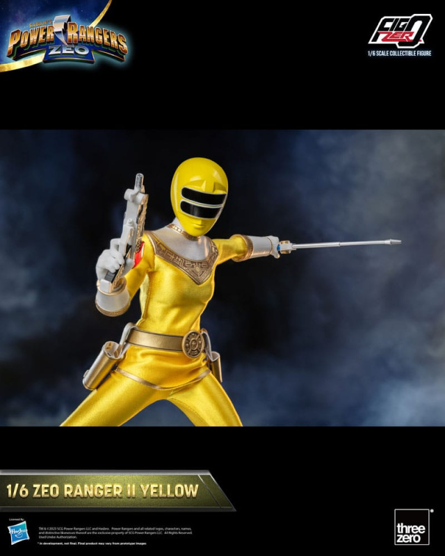 Power Rangers Zeo FigZero Action Figure 1/6 Ranger II Yellow 30 cm 7