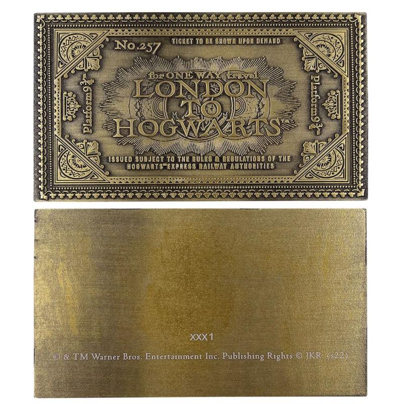 Harry Potter Replica Hogwarts Train Ticket Limited Edition