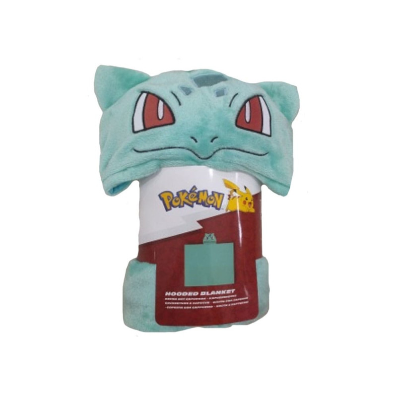 Pokémon Coral Hooded Blanket Bulbasaur 120 x 150 cm 3