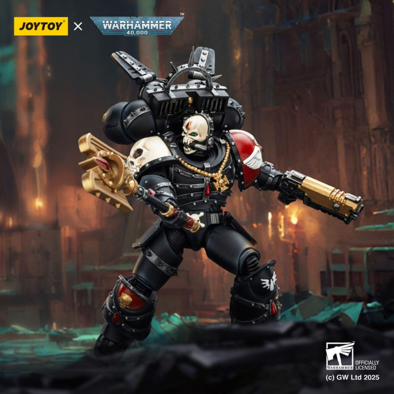 Warhammer 40,000: Combat Patrol Blood Angels Action Figure Lemartes With Jump Pack Blood Crozius and 10