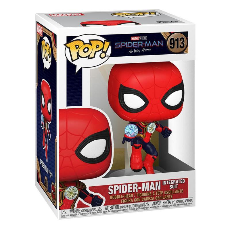 Spider-Man No Way Home: Spider-Man (Integrated Suit) 9 cm POP! Vinyl Figure - Funko