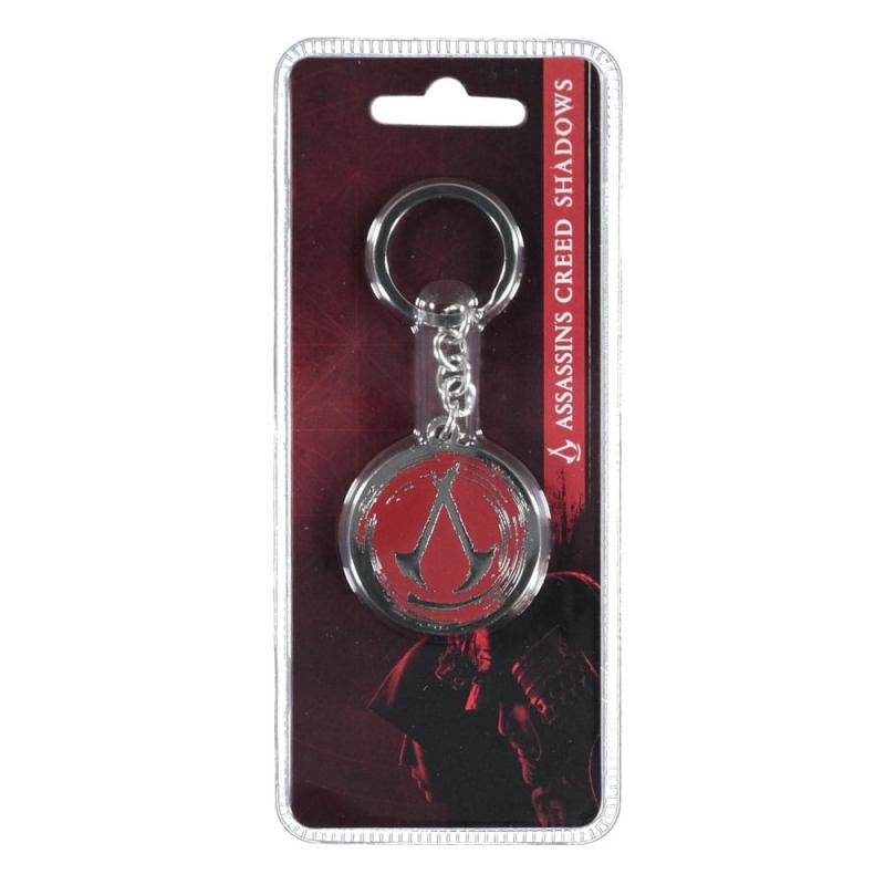 Assassin´s Creed Shadows Metal Keychain Logo Round 2