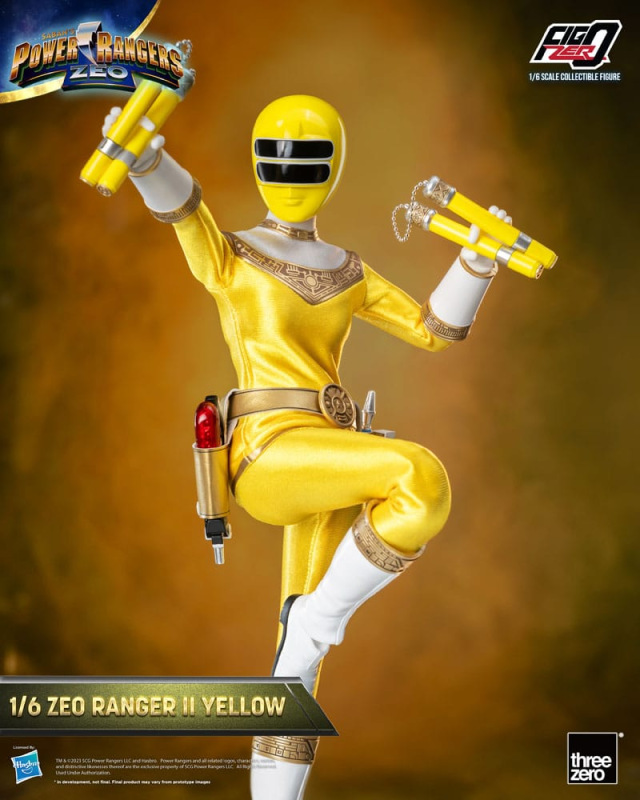 Power Rangers Zeo FigZero Action Figure 1/6 Ranger II Yellow 30 cm 4