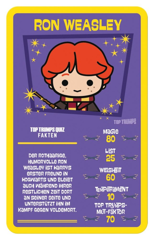 Harry Potter Card Game Top Trumps Chibi Style *German Version* 2