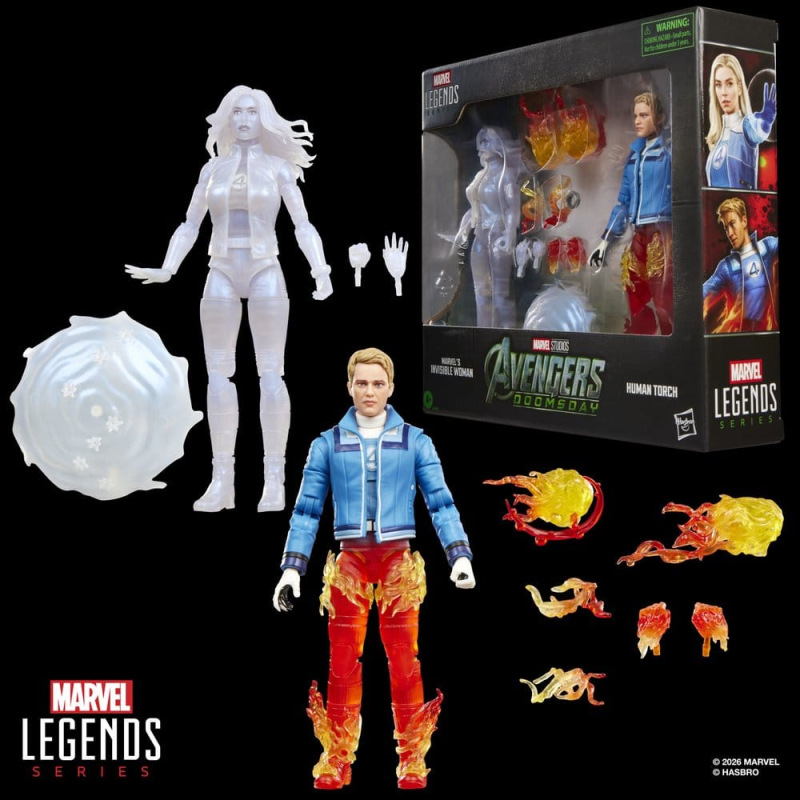 Avengers: Doomsday Marvel Legends Action Figure 2-Pack Marvel's Invisible Woman & Human Torch 15 cm 4