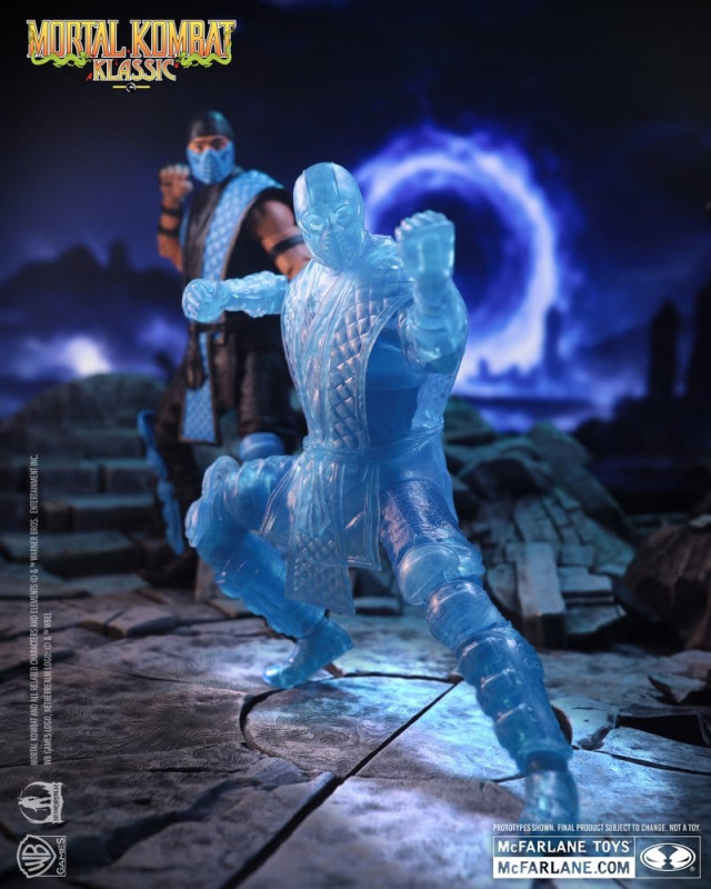 Mortal Kombat Klassic Action Figure Sub-Zero (Ice Clone) 18 cm 8