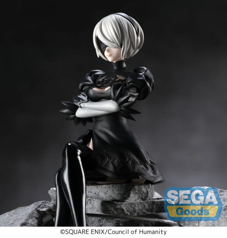 NieR:Automata Ver1.1a PM Perching PVC Statue 2B 13 cm 4