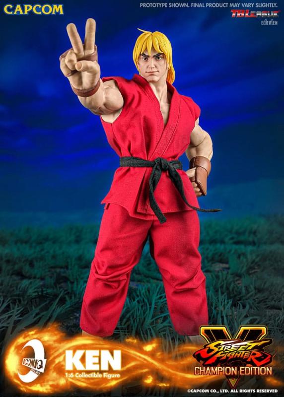 Street Fighter: Ken Masters 1/6 Action Figure - Iconiq Studios