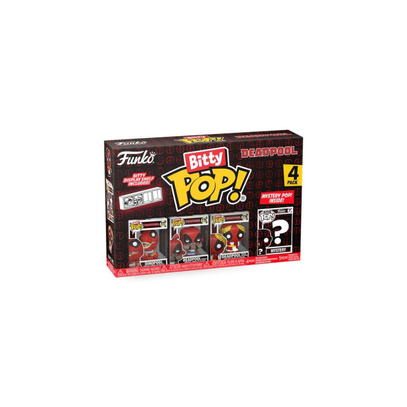 Deadpool Bitty POP! Vinyl Figure 4-Pack Dinopool 2,5 cm 1